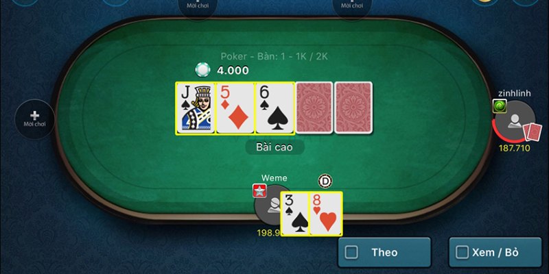 Những thuật ngữ được dùng phổ biến trong Poker